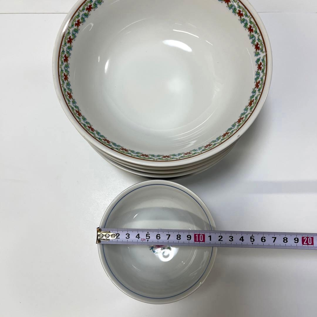 大昭和龍峰製　中華皿　セット　昭和レトロ　ビンテージ　5種類×5個＝25点セット