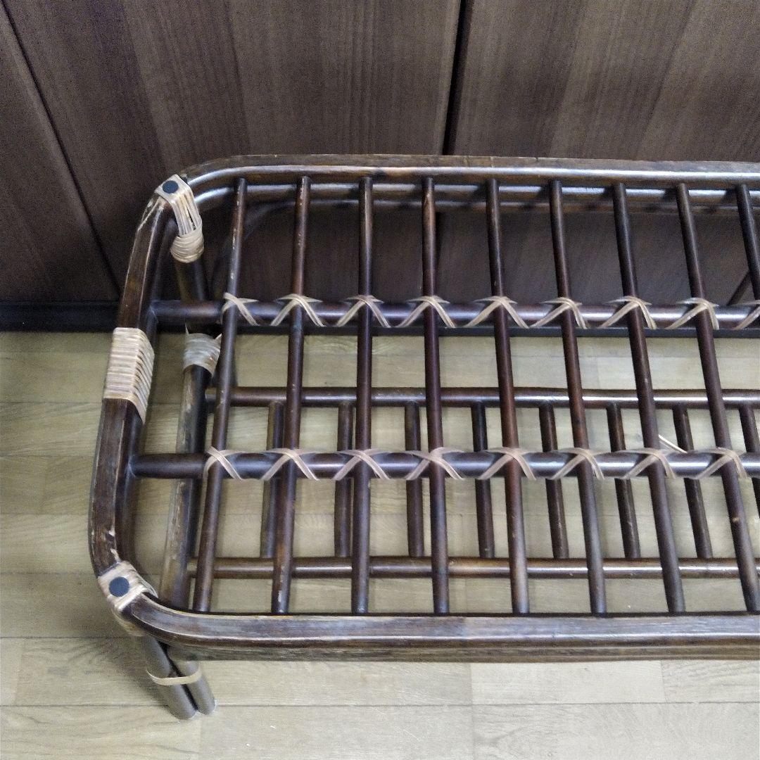 ラタン ガラステーブル センターテーブル ローテーブル コーヒーテーブル