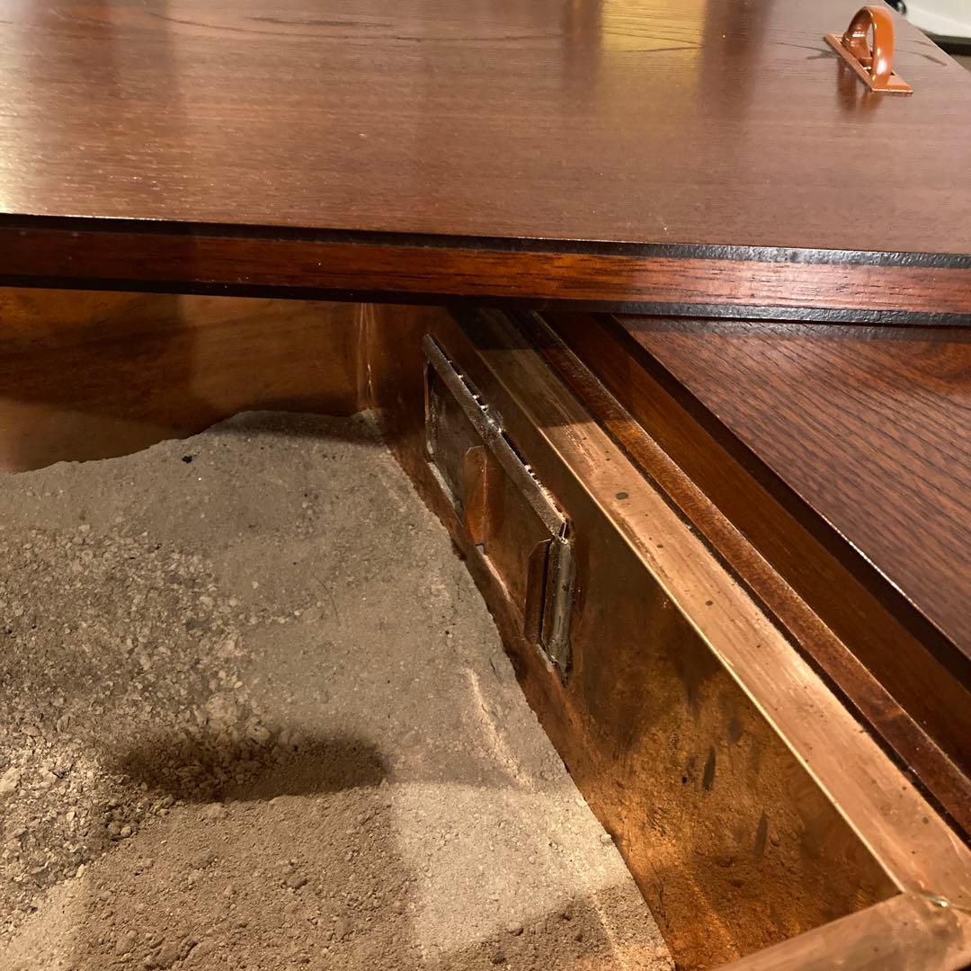 (きょんさん専用)オールド カリモク 関西火鉢 囲炉裏 座卓