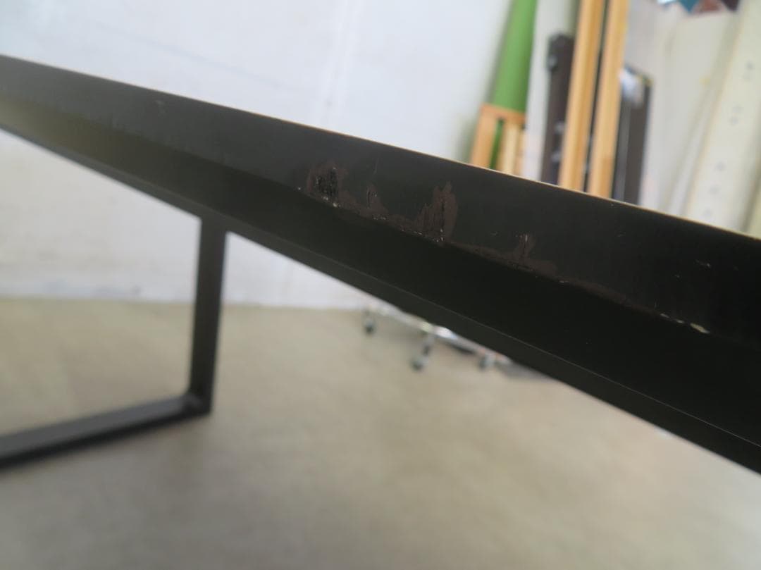 美品■カリモク■DA5580■メラミン天板■ダイニングテーブル■幅165㎝■