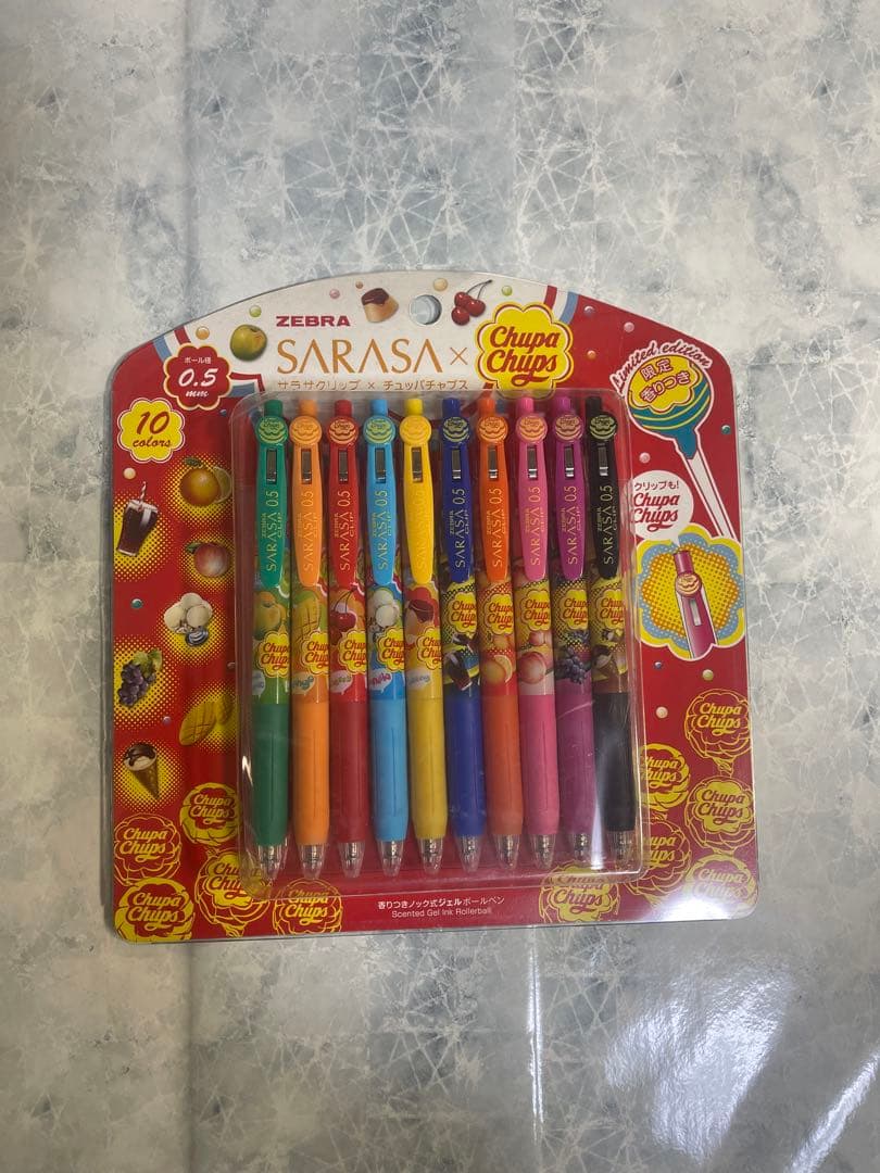 限定　サラサクリップ✖️チュパチャプス10色セット