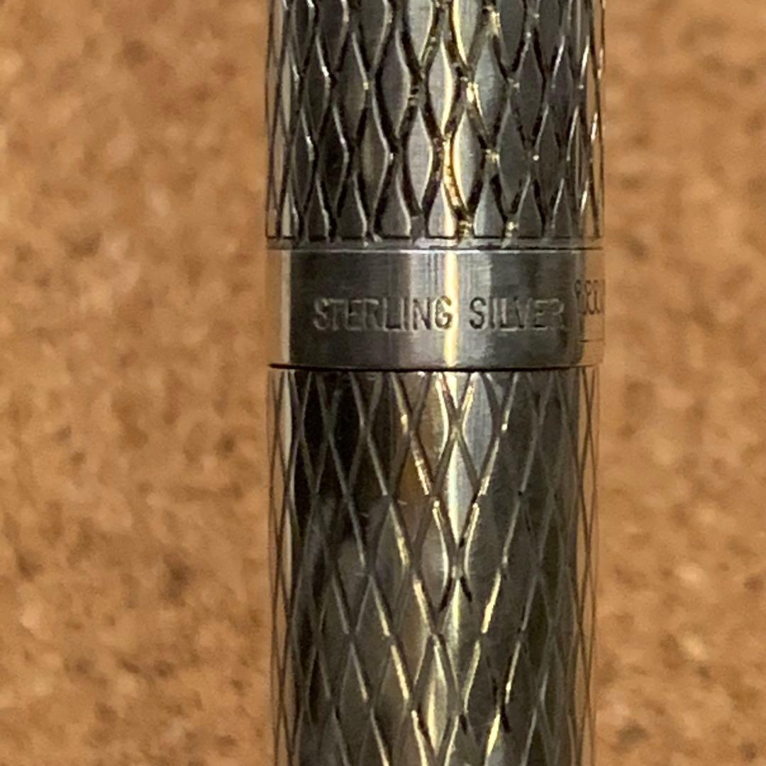 シェーファー　インペリアル　スターリングシルバー　万年筆　14K インレイドニブ