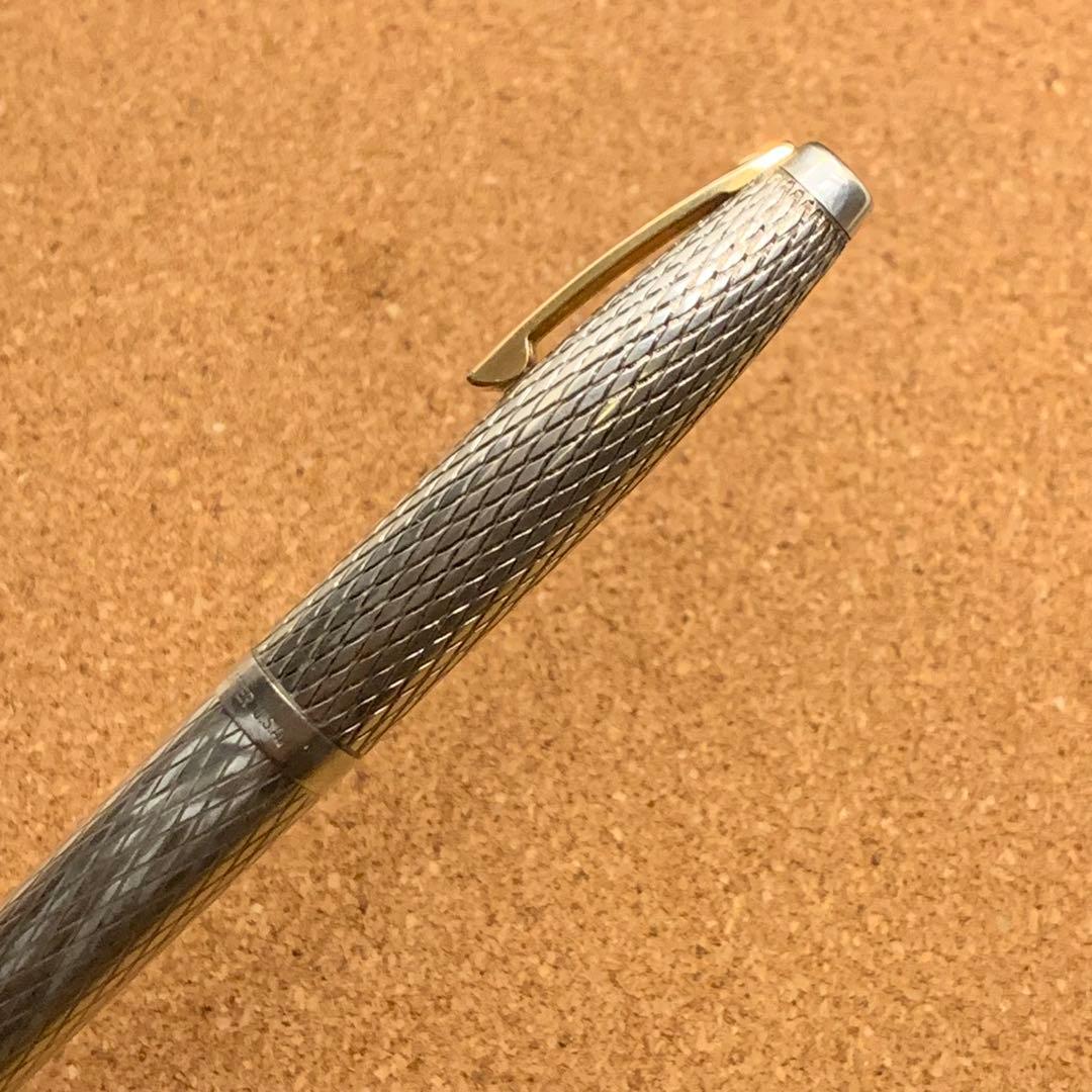 シェーファー　インペリアル　スターリングシルバー　万年筆　14K インレイドニブ