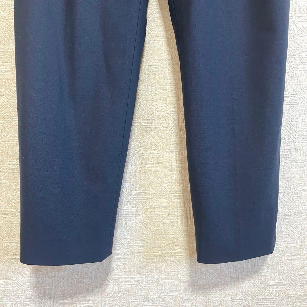 テーラードジャケット テーパードパンツ カチリラ ストレッチ 防シワ 紺 M