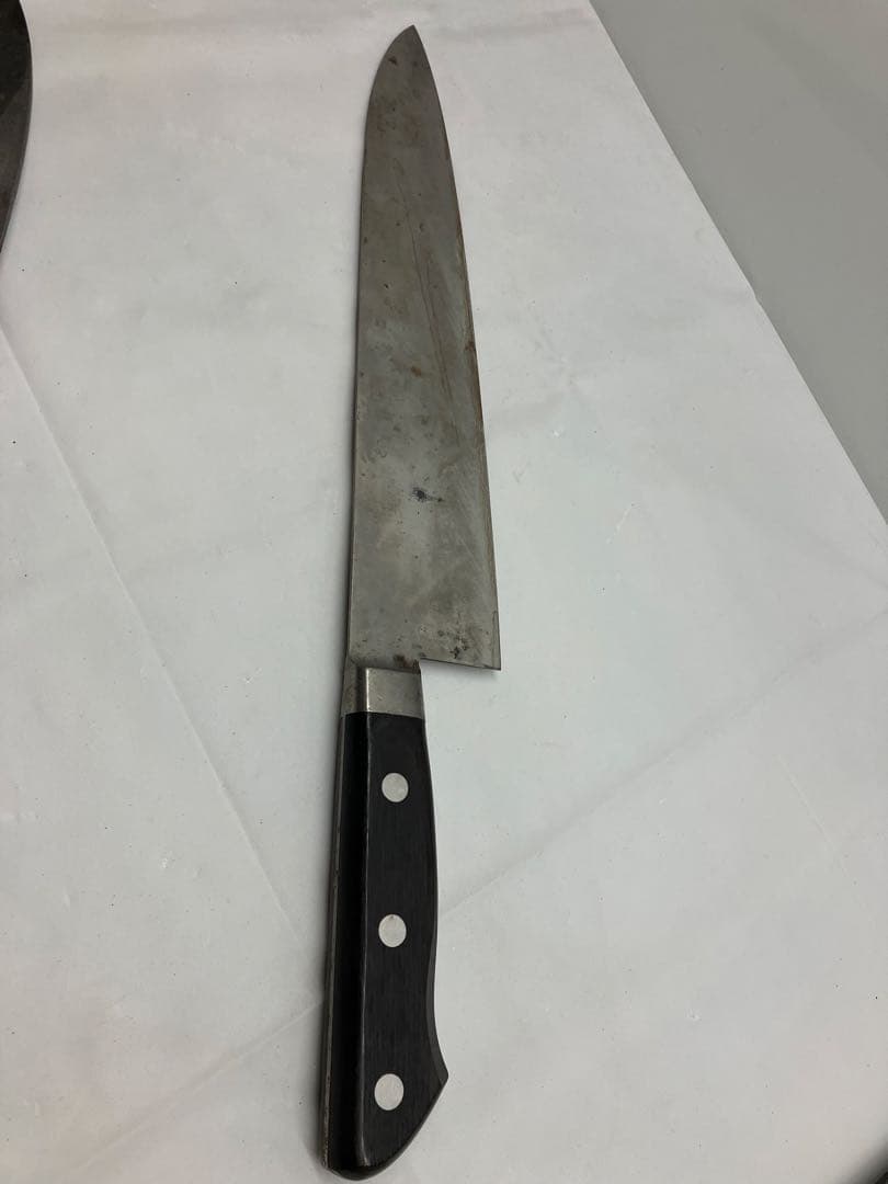 A0103）牛刀 包丁　プロ向 政守　日本鋼 など　3セット