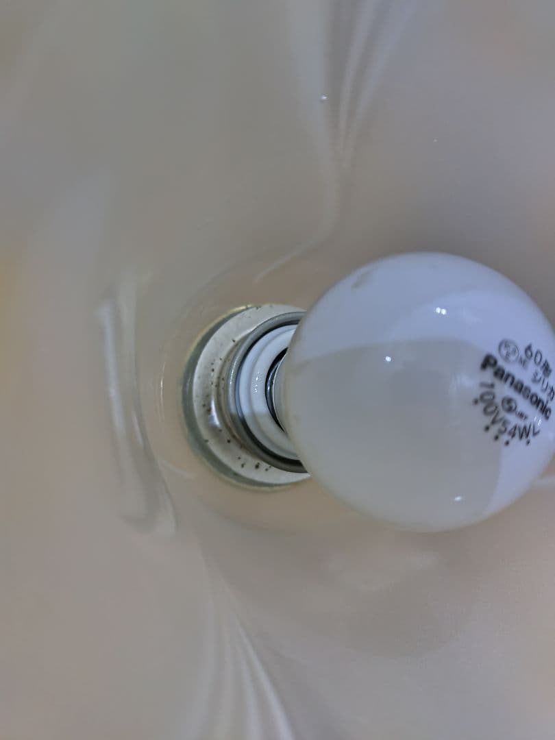 5灯シャンデリア ガラス・金属製