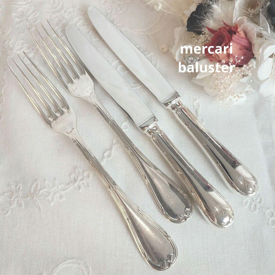 クリストフル　シルバー　カトラリーセット 4点　リュバン