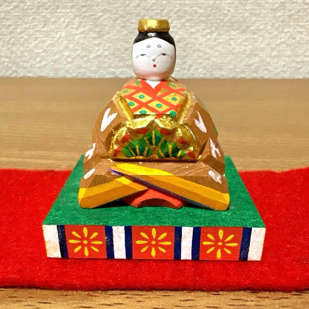 神泉　奈良一刀彫り五段雛人形セット