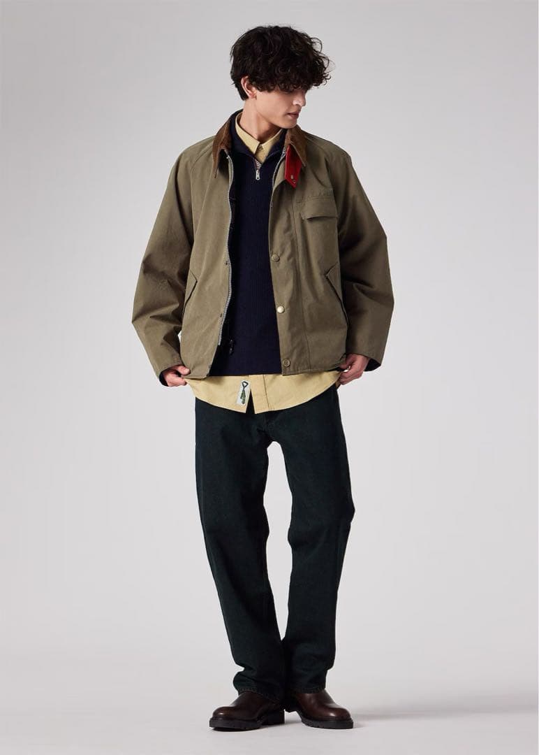 PaulSmith loves Babour Transport ピーチスキン