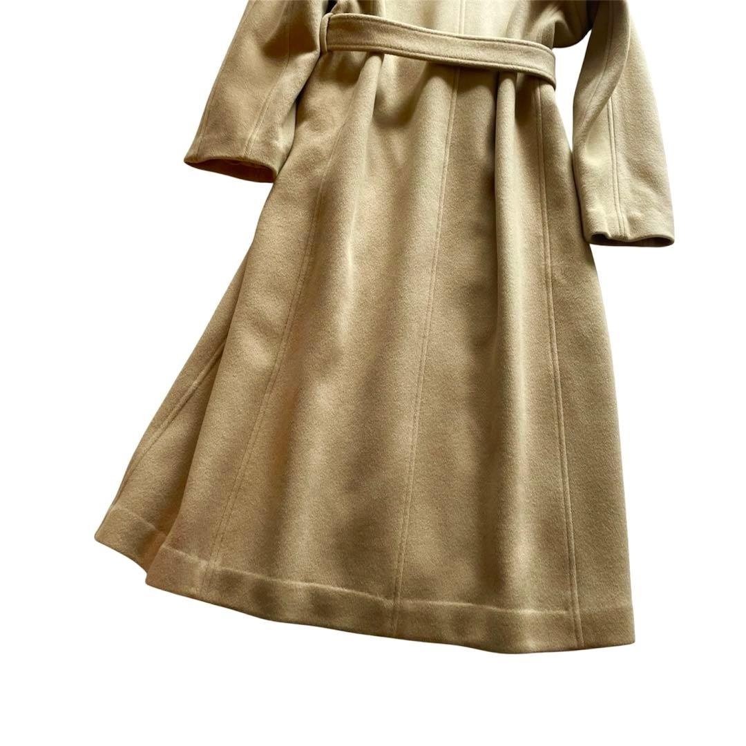 美品✨CELFORD カシミヤ100% ノーカラー ベルテッドコート