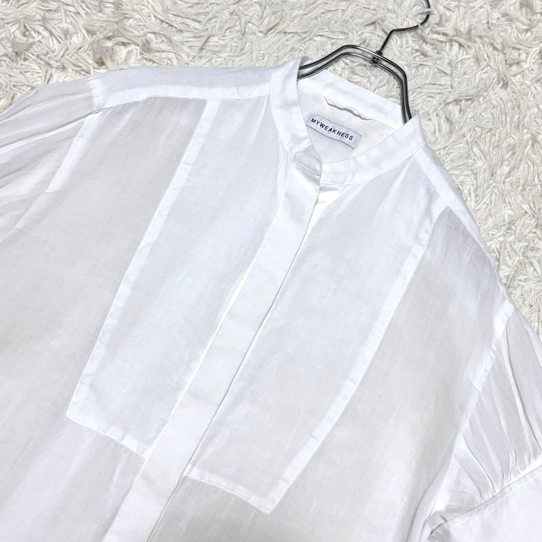 MYWEAKNESS 24SS Emma 半袖ラミーシャツ リネン100%