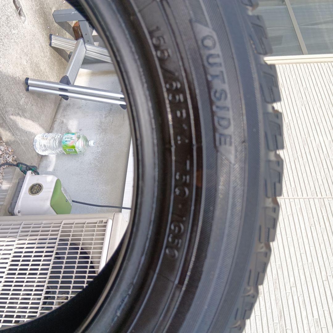 155/65R14 ヨコハマ　スタッドレスタイヤ4本