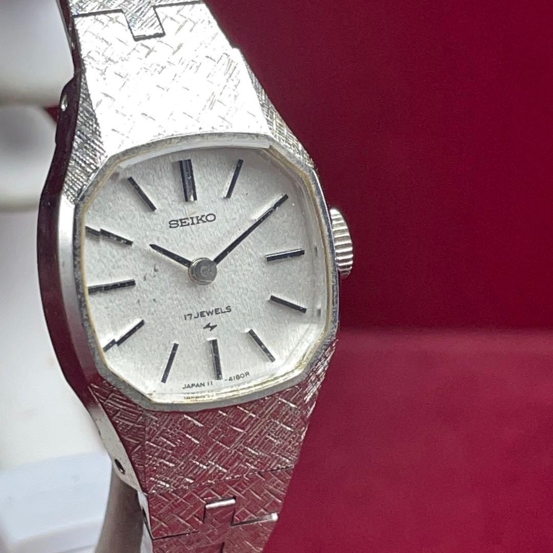 ★OH済 SEIKO ブレスレット 手巻 純正SSブレス PDP (耐腐食性)