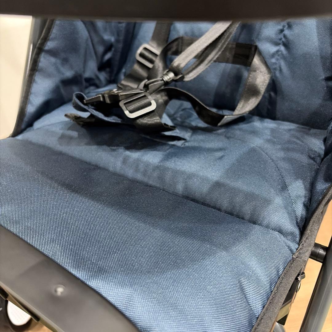 【美品】カトージ　KATOJI 2人でゴー 2人乗り ベビーカー ネイビー