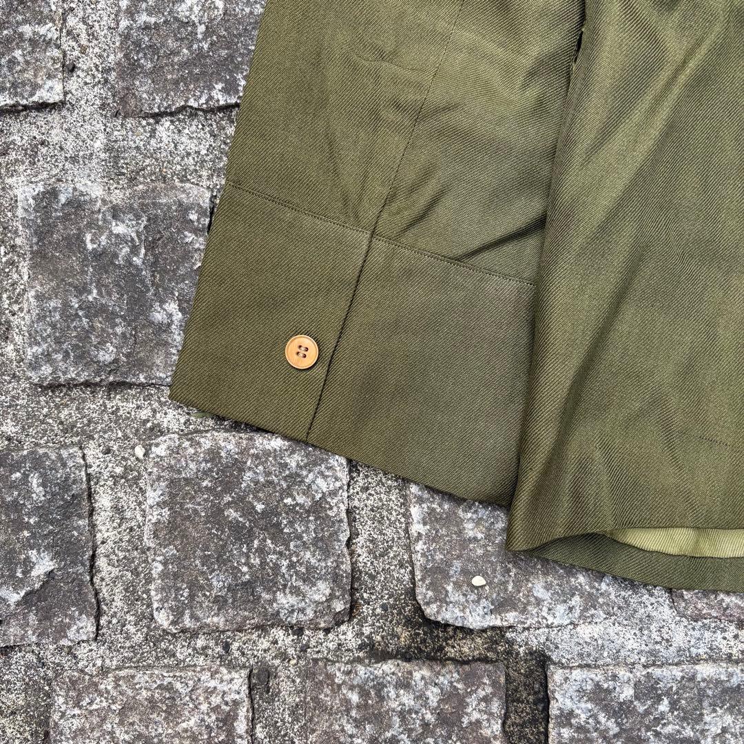 一点物 国民服 戦中 1940年代 日本製 上下セット オリーブグリーン