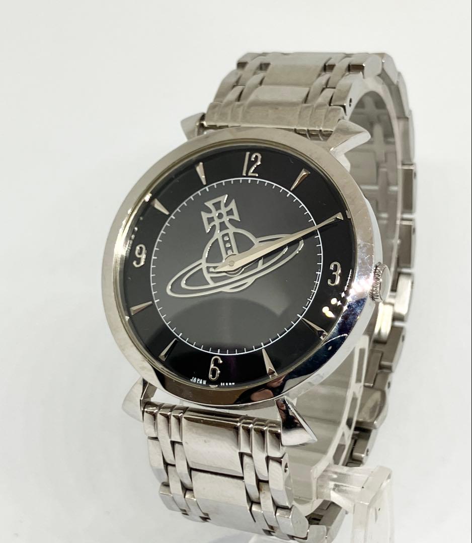 Vivienne Westwood オーブ腕時計 黒文字盤 VW-7043