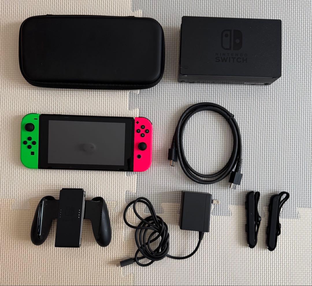 【美品】Nintendo Switch 本体 緑/赤 Joy-Con