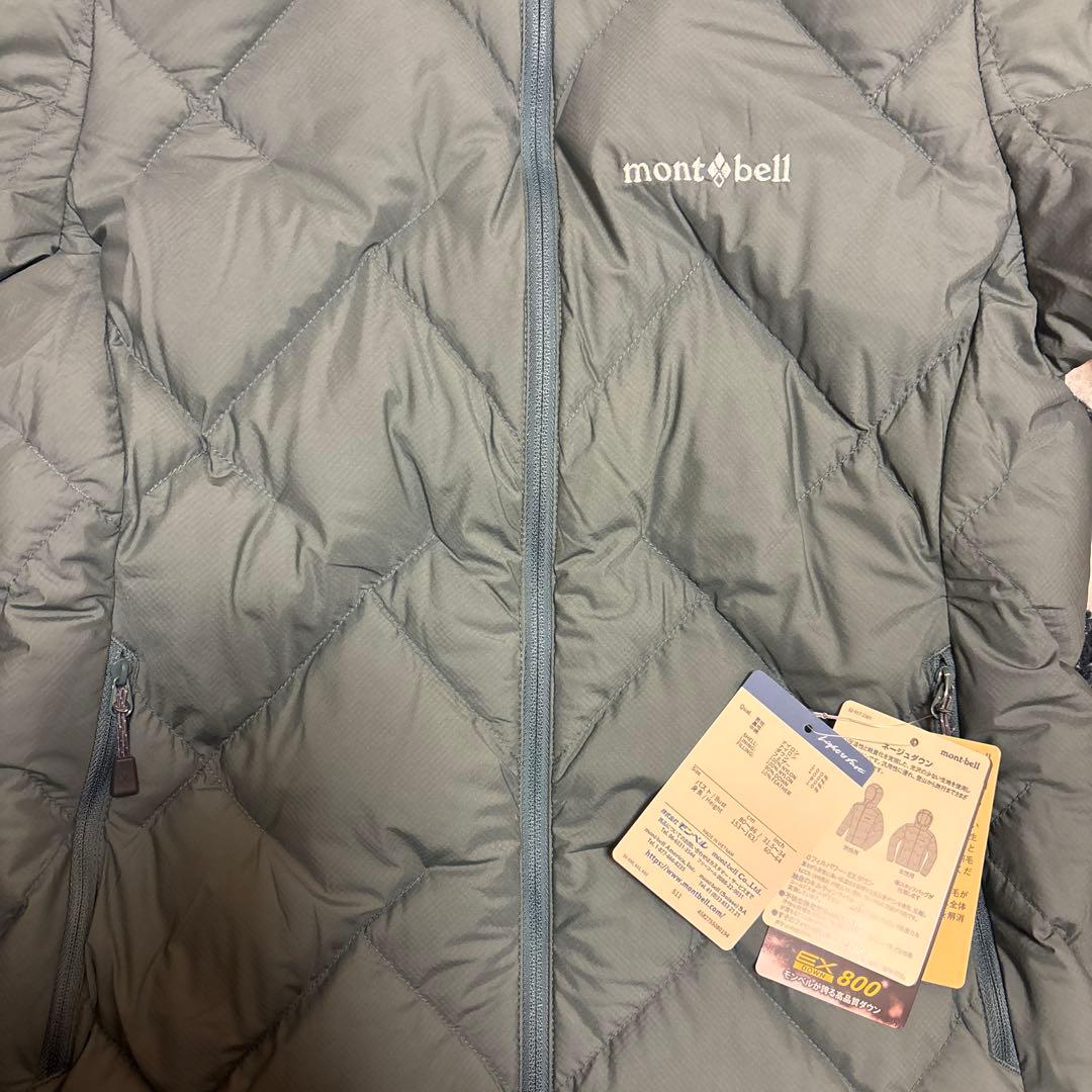 【新品】montbell ネージュダウンパーカ グレーM
