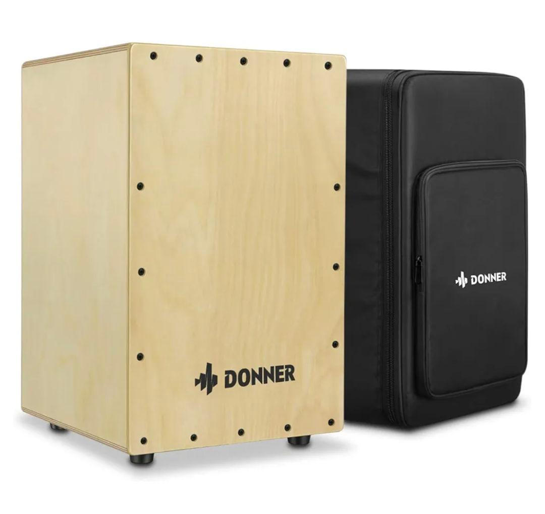 Donner カホン 内部ギター弦 カホンバッグ付き 30*30*48cm