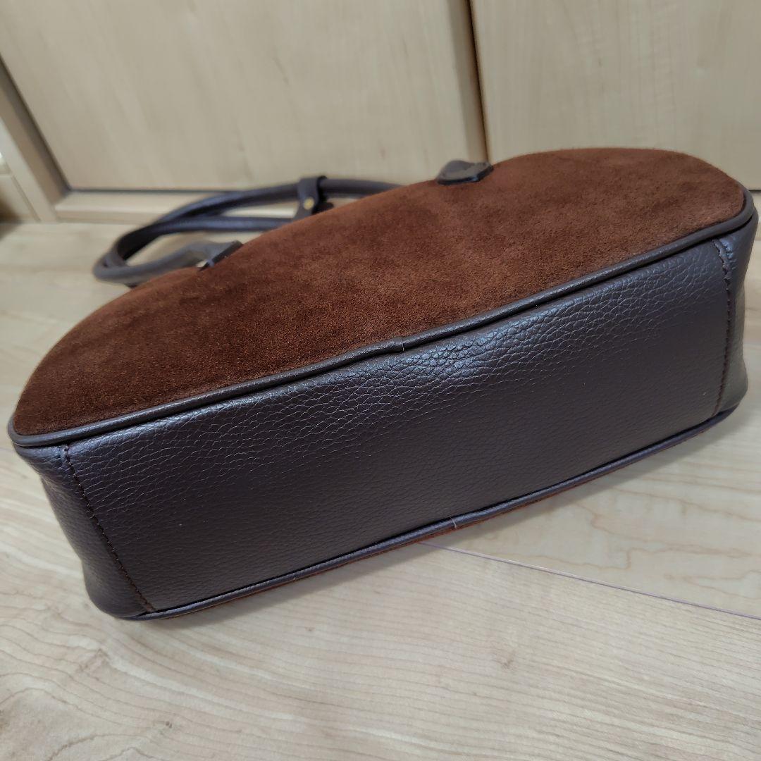 新品！グレディブリリアン　スエード×レザーボストン