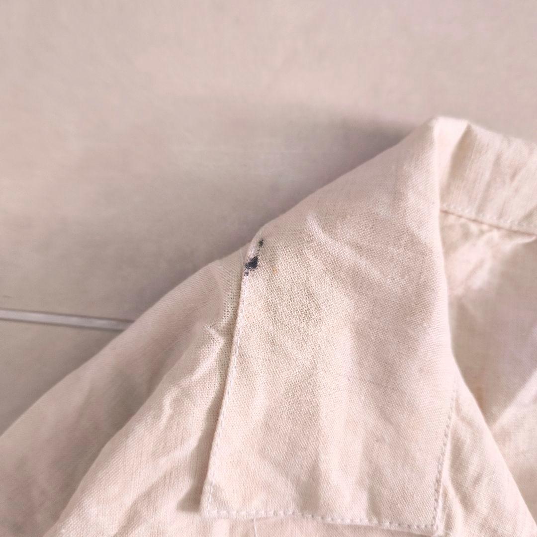 フランス​　 60s-70s フレンチヴィンテージ スモック シャツ　リネン