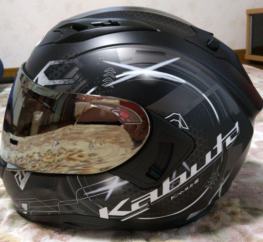 Kabuto フルフェイスヘルメット ブラック　カムイ3 Mサイズ