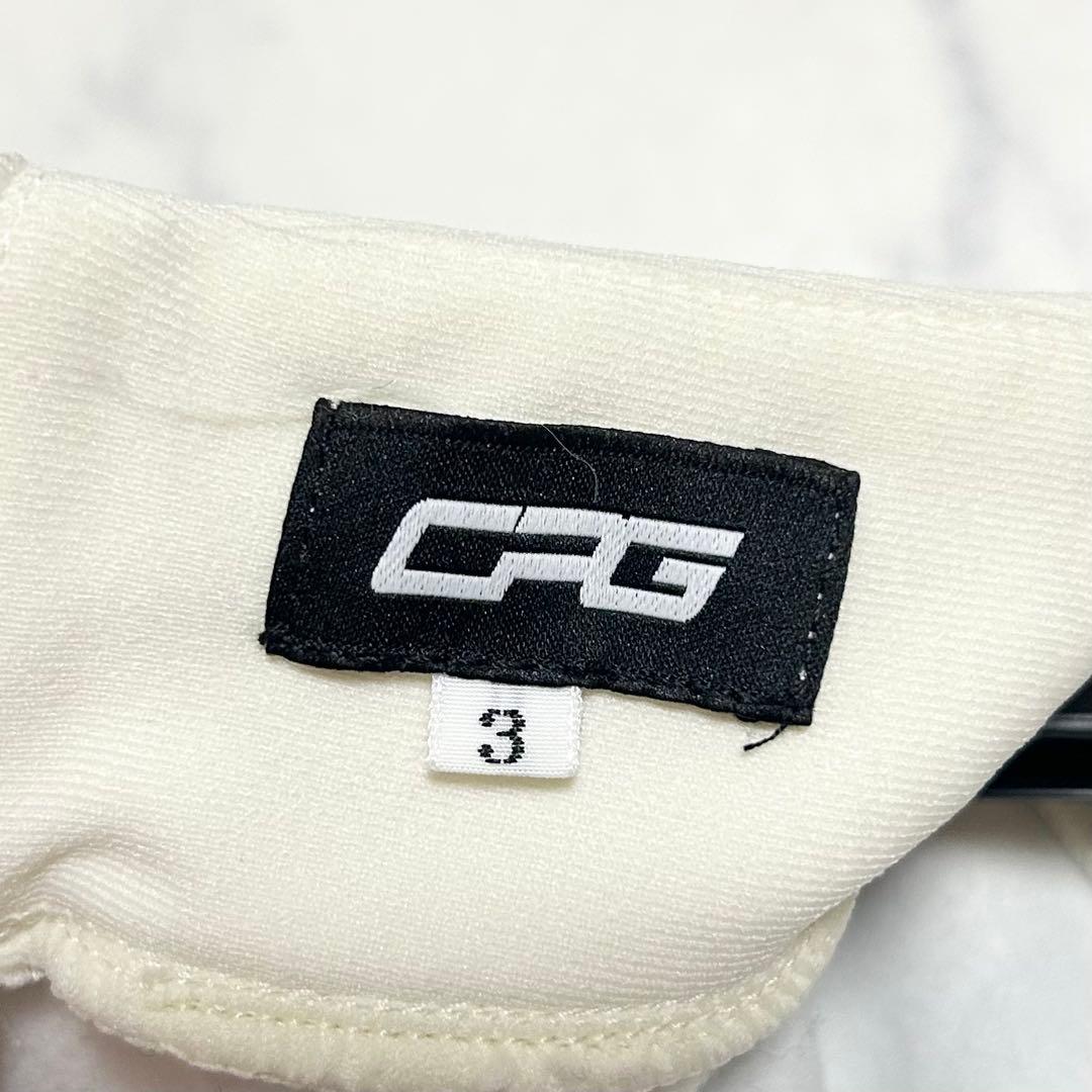 CPG GOLF チェーンロゴグラフィカルワンピース ゴルフ ホワイト×ブラック