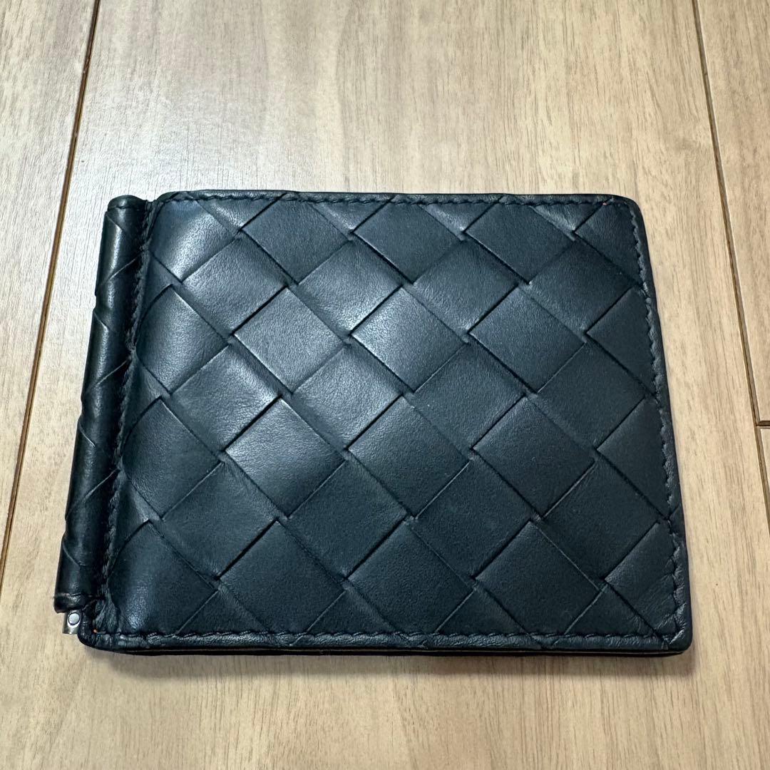 ✨希少カラー✨ボッテガBOTTEGA VENETAマネークリップイントレチャート