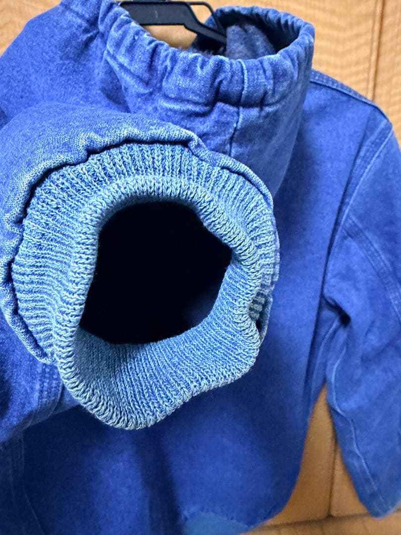 【USA製】カーハート アクティブジャケット デニム L(レディース）男性着用S