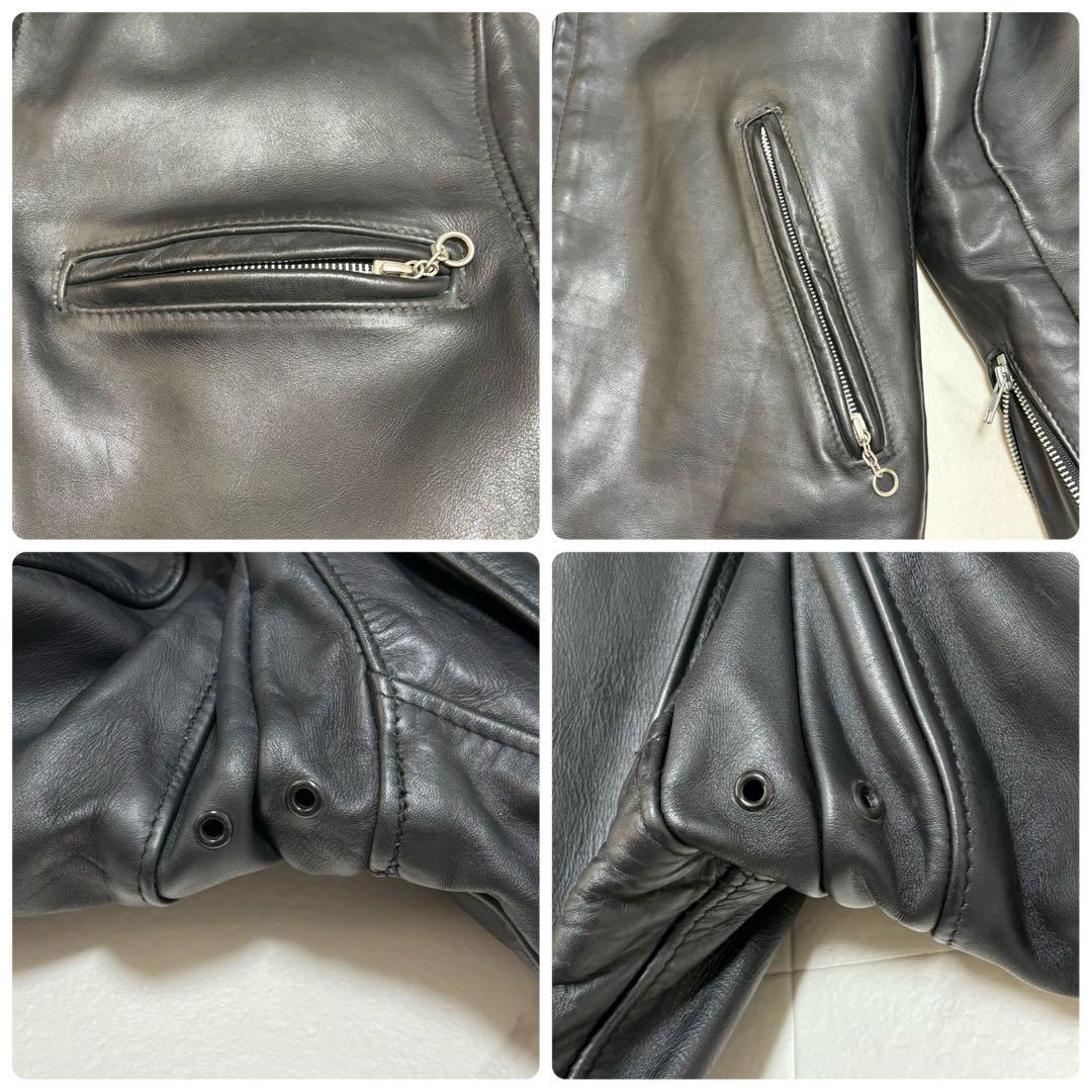 Schott ショット 641 シングルライダースジャケット 36 ボア付き