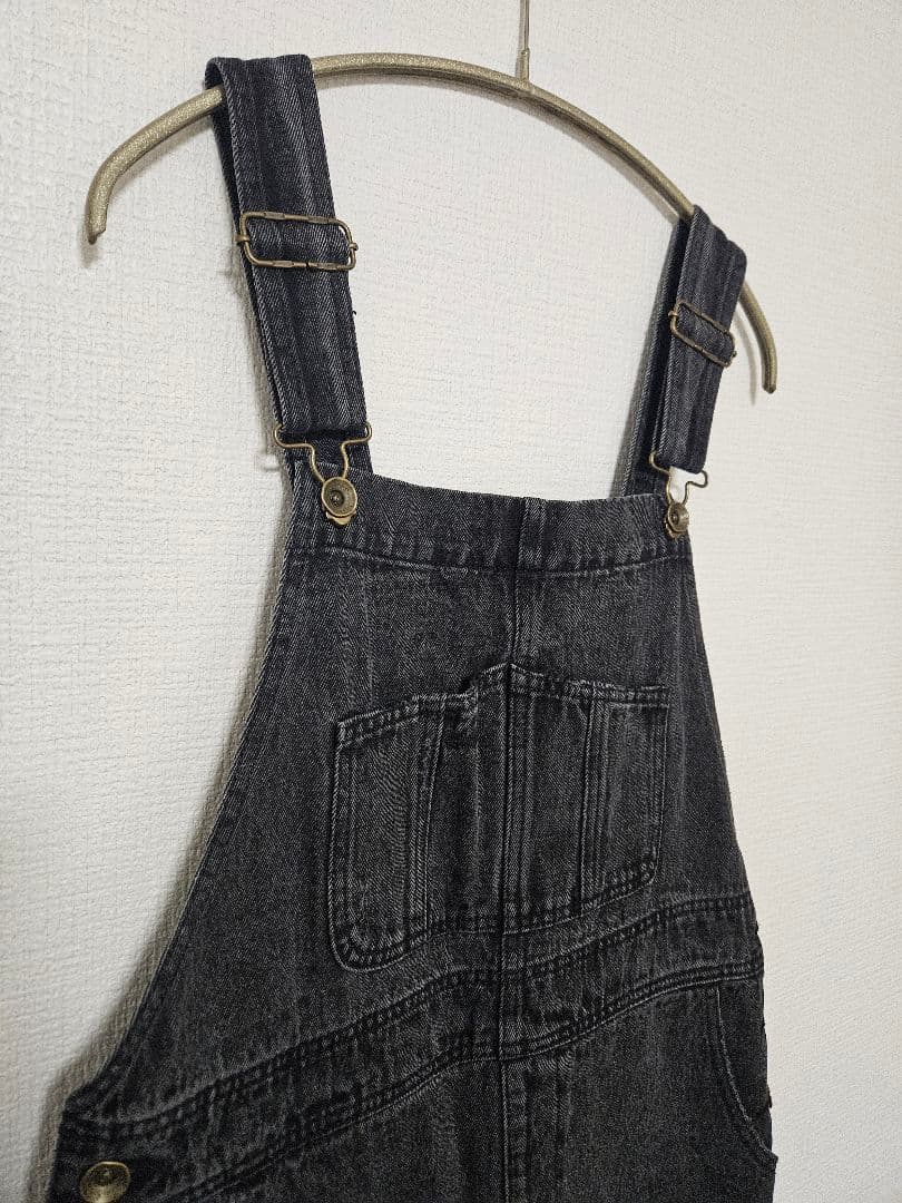 searoomlynn vintage looseオーバーオール M ブラック