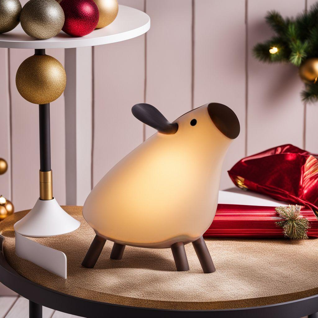 調光可能 ライト 間接照明 トナカイの鼻に触れてみて