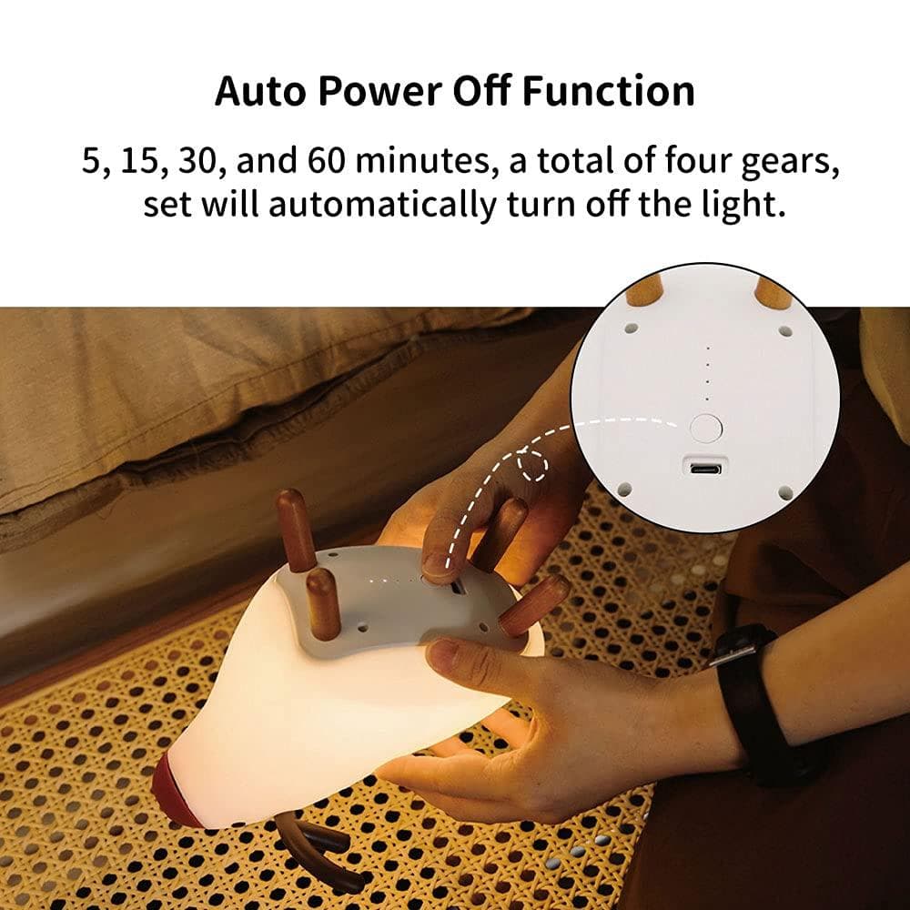 調光可能 ライト 間接照明 トナカイの鼻に触れてみて