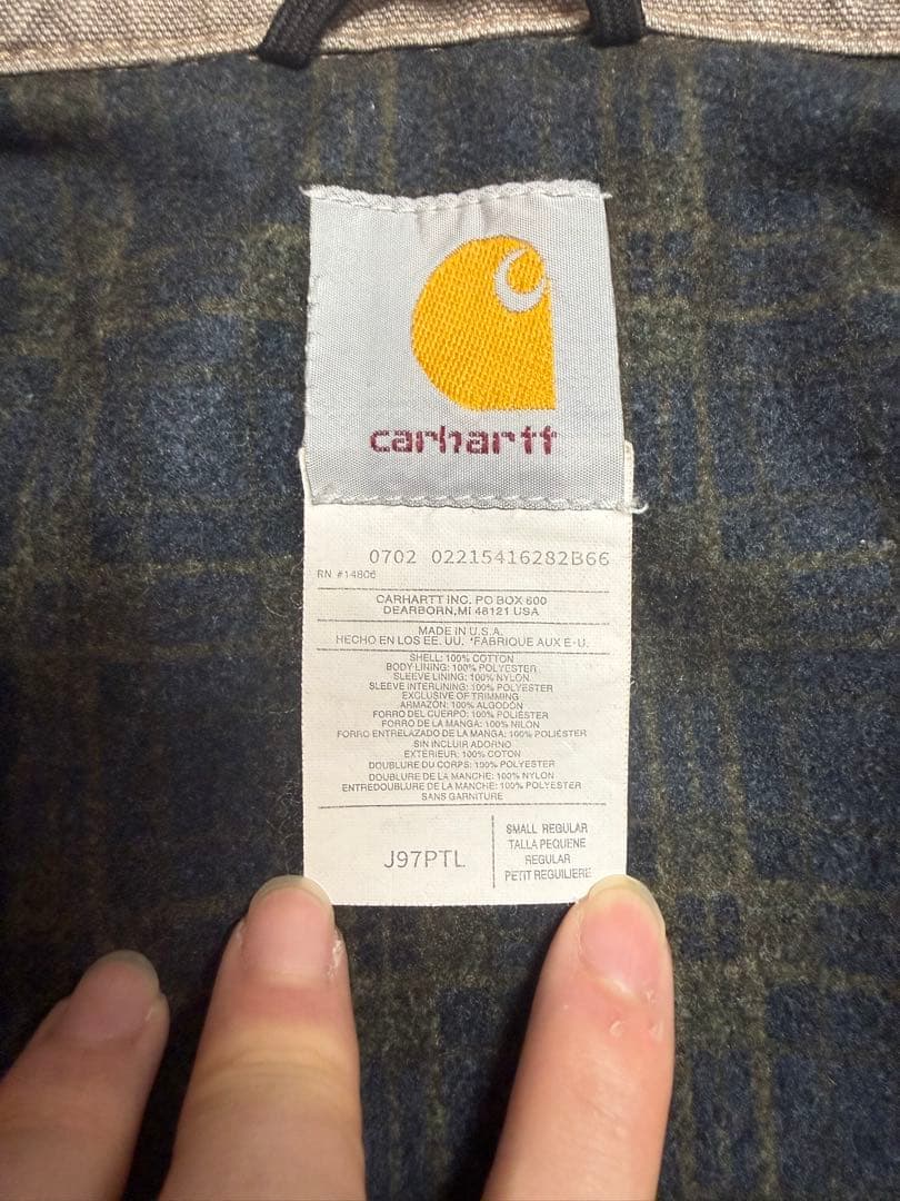 USA製 Carhartt デトロイトジャケット J97 PTL S 00s初期
