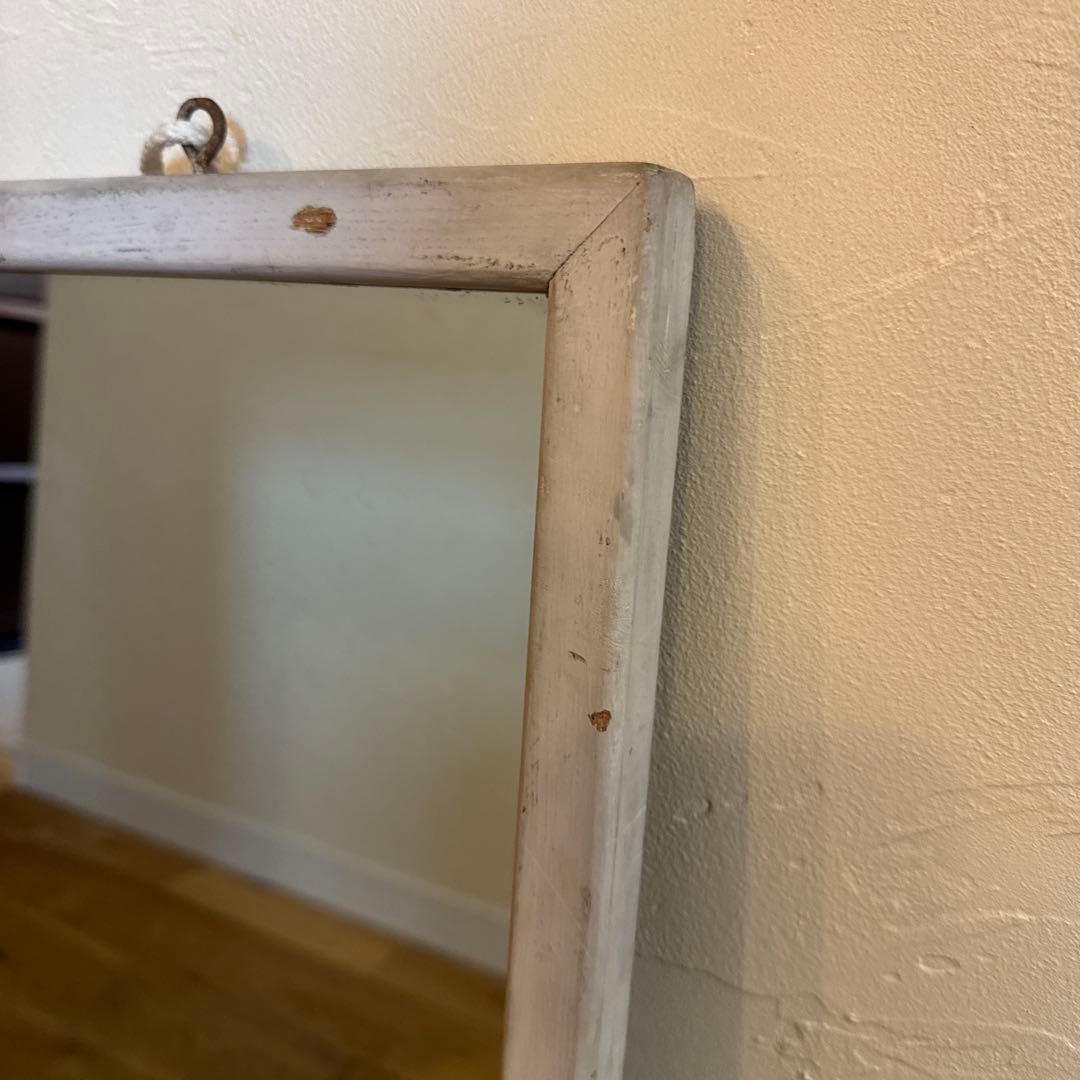 アメリカ軍 海軍 U.S.NAVY ウォールミラー シャビー アンティーク