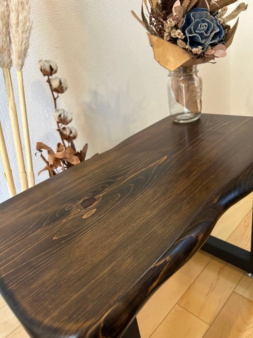 檜一枚板⭐︎ローテーブル★ワトコオイル⭐︎艶消しウレタン仕上げ