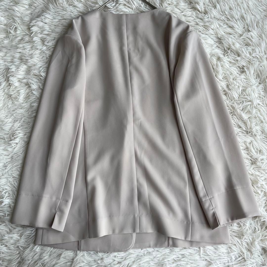 【美品】 ナチュラルビューティーベーシック ノーカラーセットアップ L