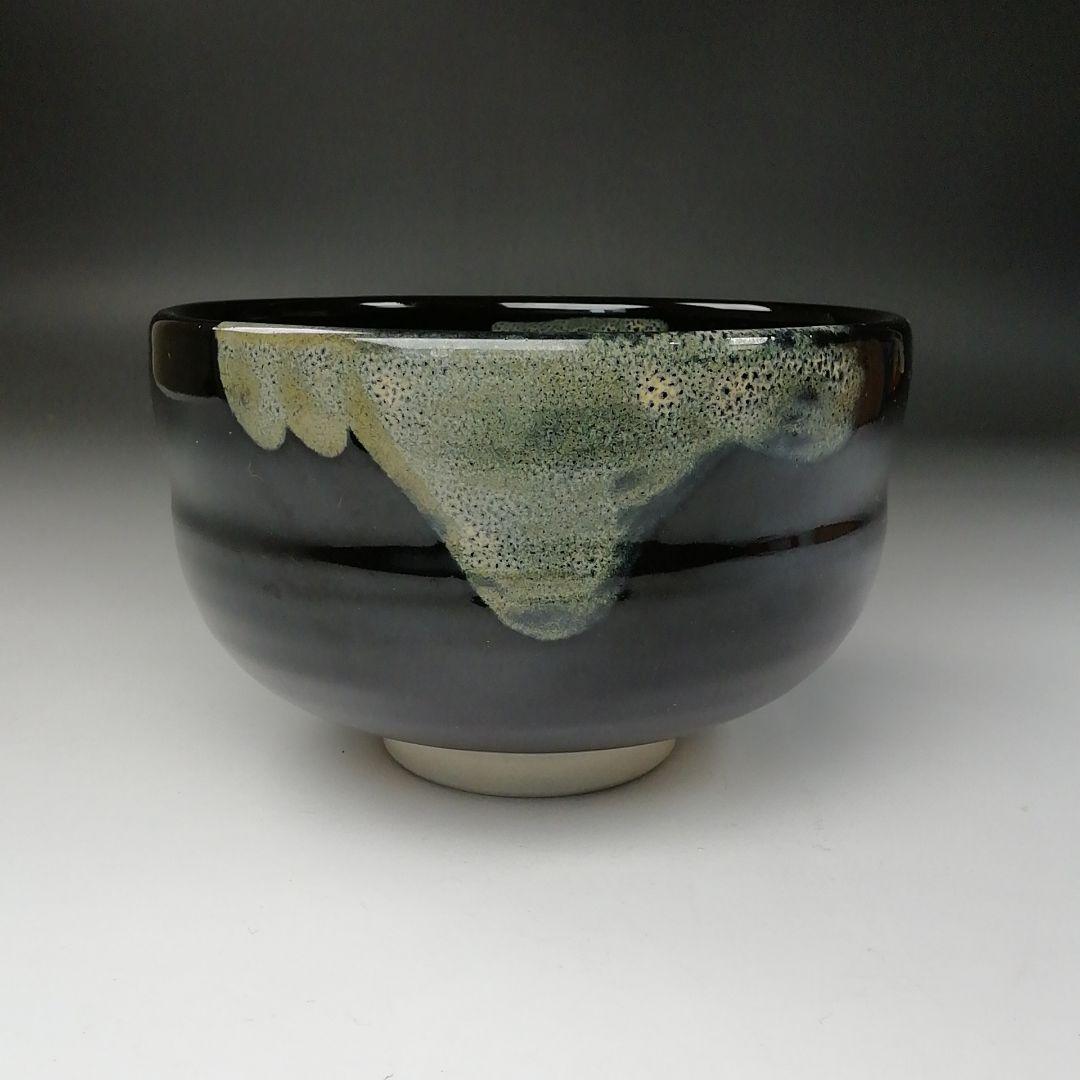 Ｔ２５４　茶碗　『九谷焼』『九谷　陶春 作』　共箱　抹茶碗　茶道具