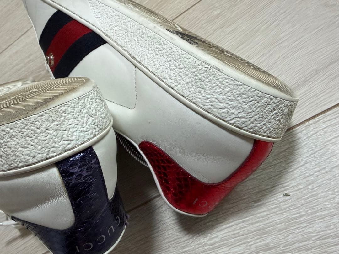 GUCCI メンズスニーカー　エース　9 2/1サイズ(27.5cm)