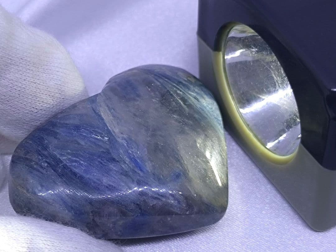 カイヤインクォーツ　カイヤナイト シリカ　ハート　パーム　2点 セット