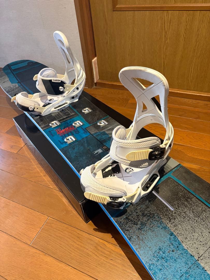 BURTON2点セット【初中級おすすめ】process155cm＋custom