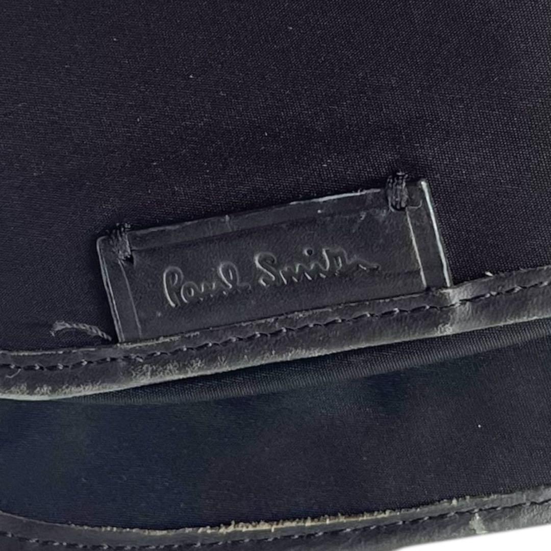 ポールスミス　ショルダーバッグ　肩掛け　斜め掛け　ブラック　ナイロン　多収納