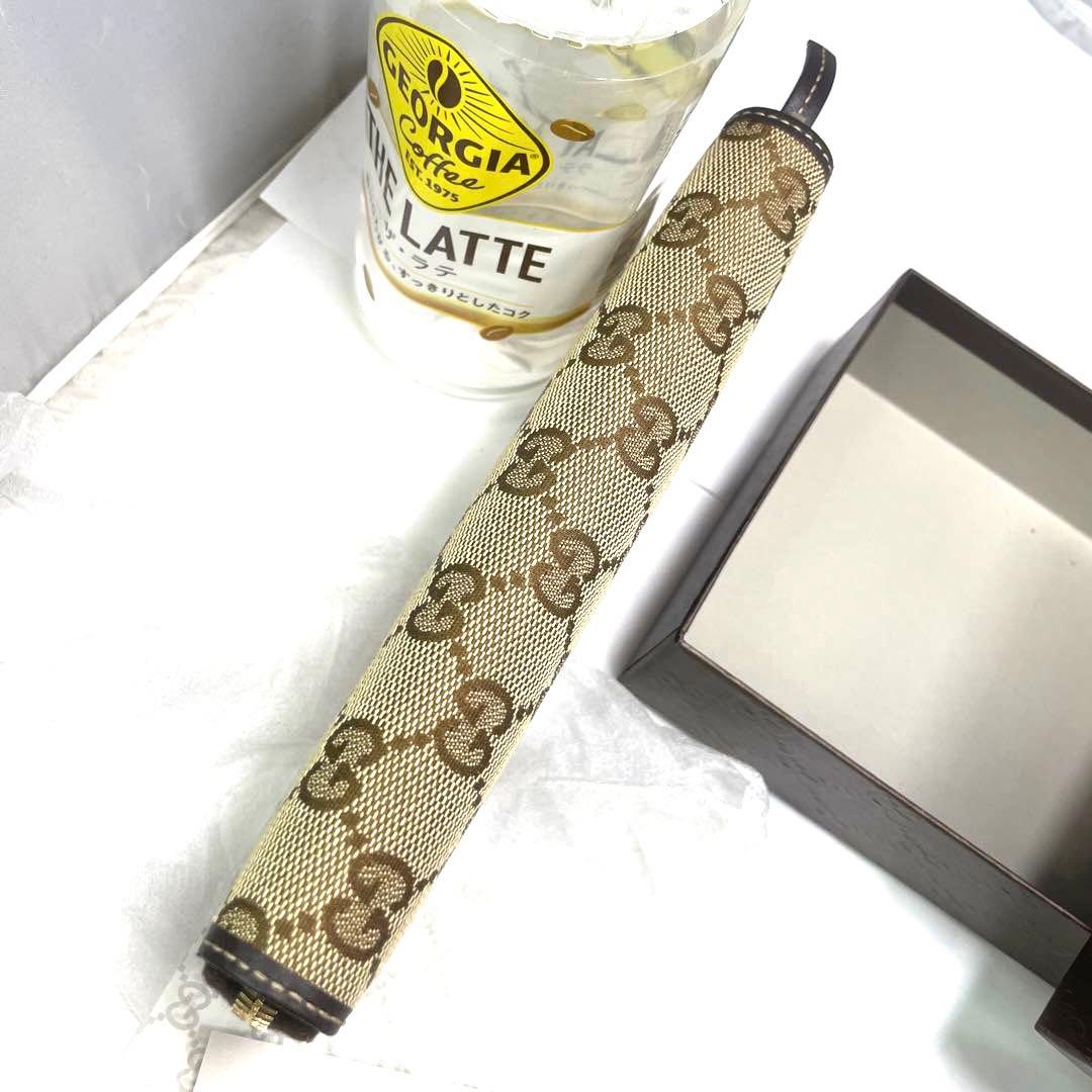 GUCCI グッチ　長財布　シェリーライン　リボン　　GG柄　ラウンドファスナー