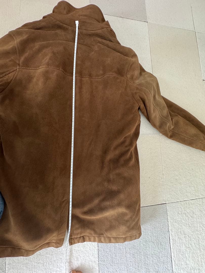 OLD ENGLAND メンズ スエードハーフコート