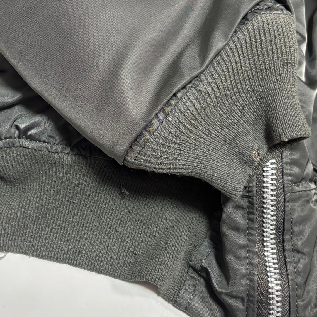 ALPHA　アルファ　MA-1　カーキ　サイズL