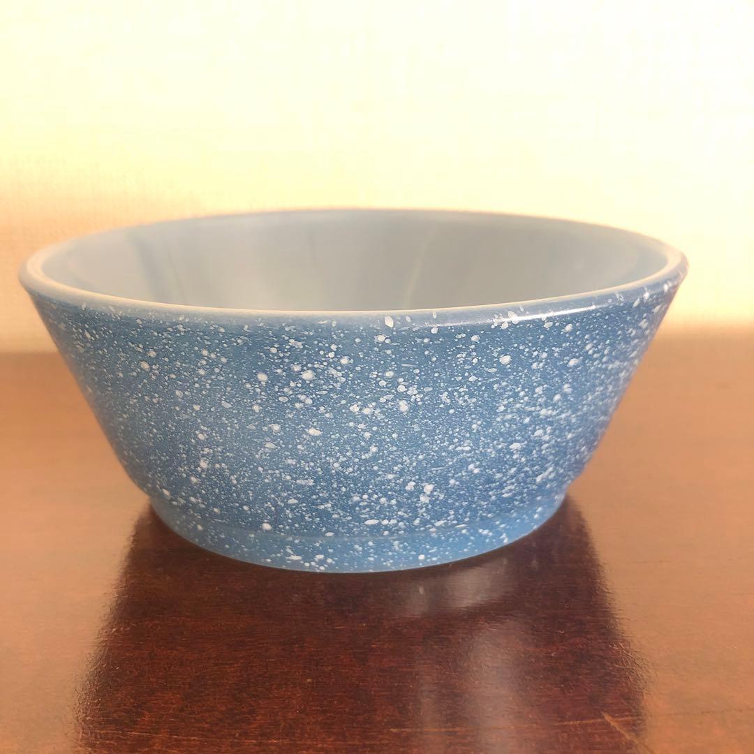 グラニット パントリーブルー ファイヤーキング シリアルボウル 2個セット