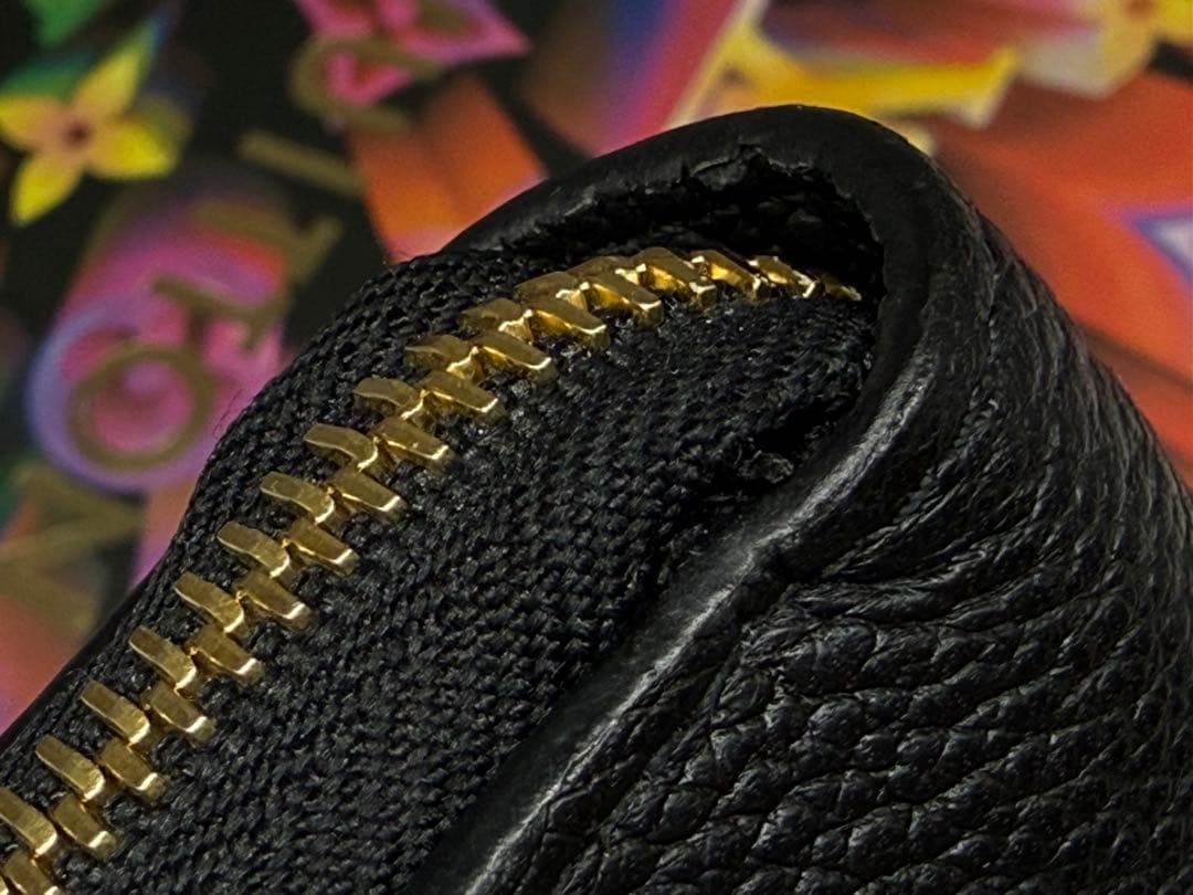 超極美品！ICチップ搭載 ルイヴィトン　アンプラント　ジッピーウォレット　黒