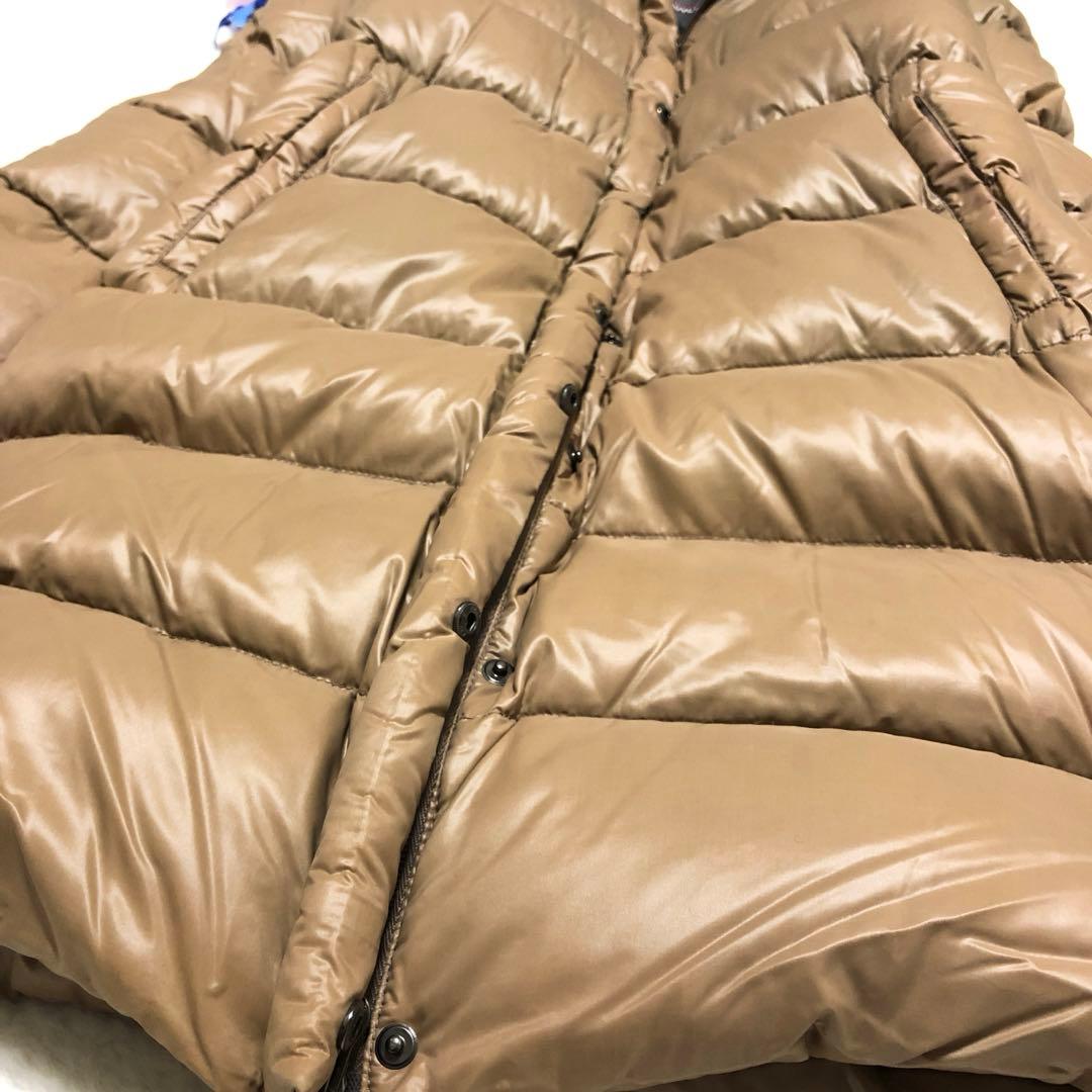 デュベティカ　ダウンコート　デネブ　3WAY　リブ　ラクーンファー　キャメル