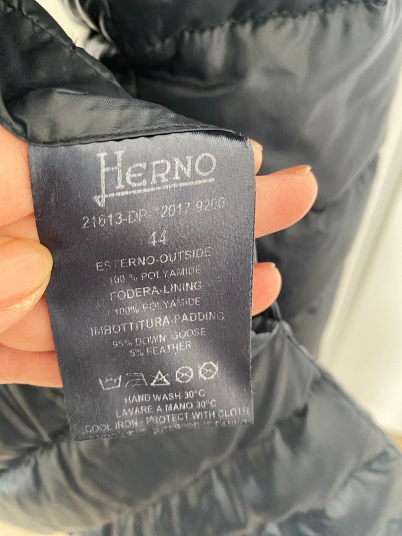 ヘルノ Herno ダウンコート 44 (L) 上質グースダウン