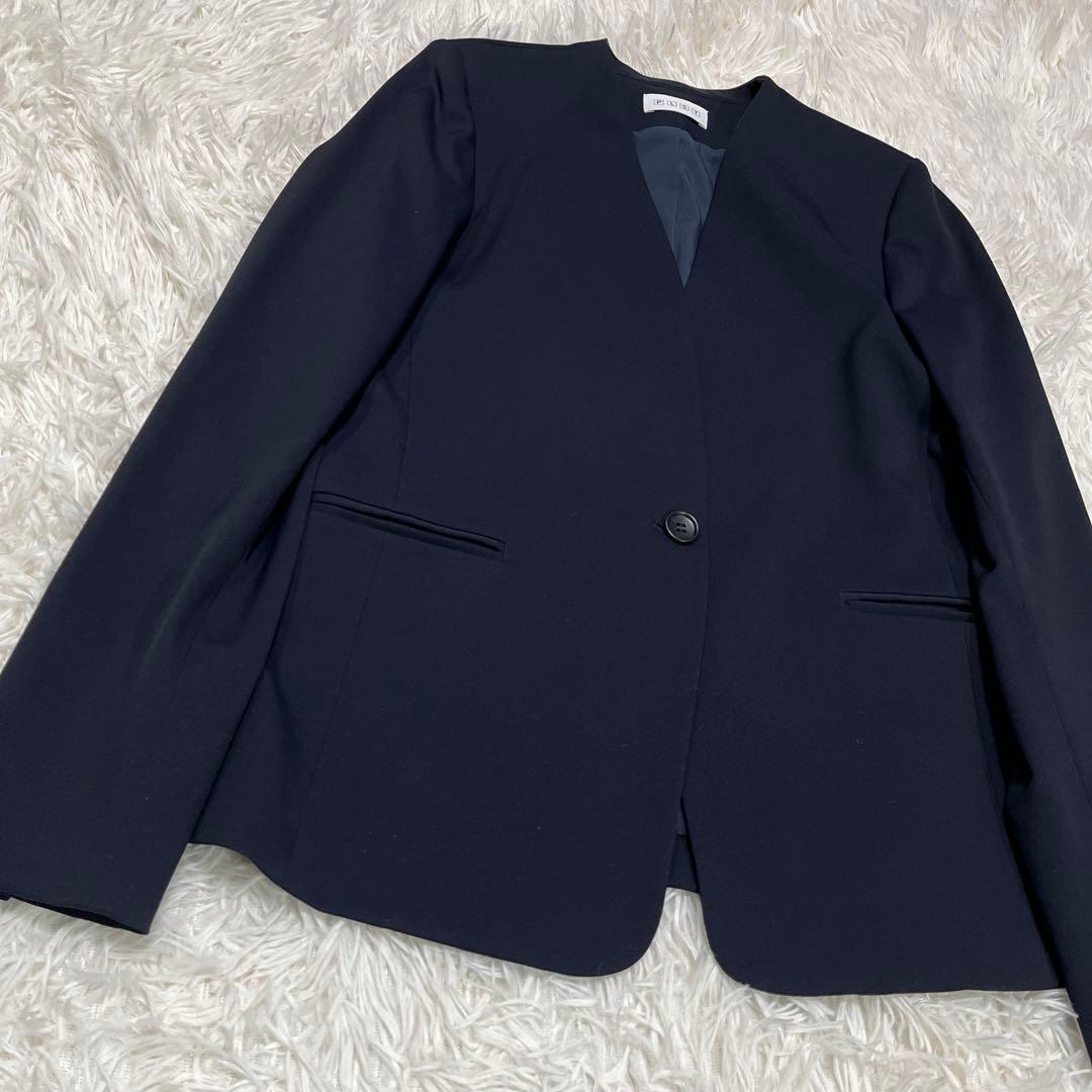 美品 PLST プラステ コンフォートリュクスパンツ スーツ セットアップ SM
